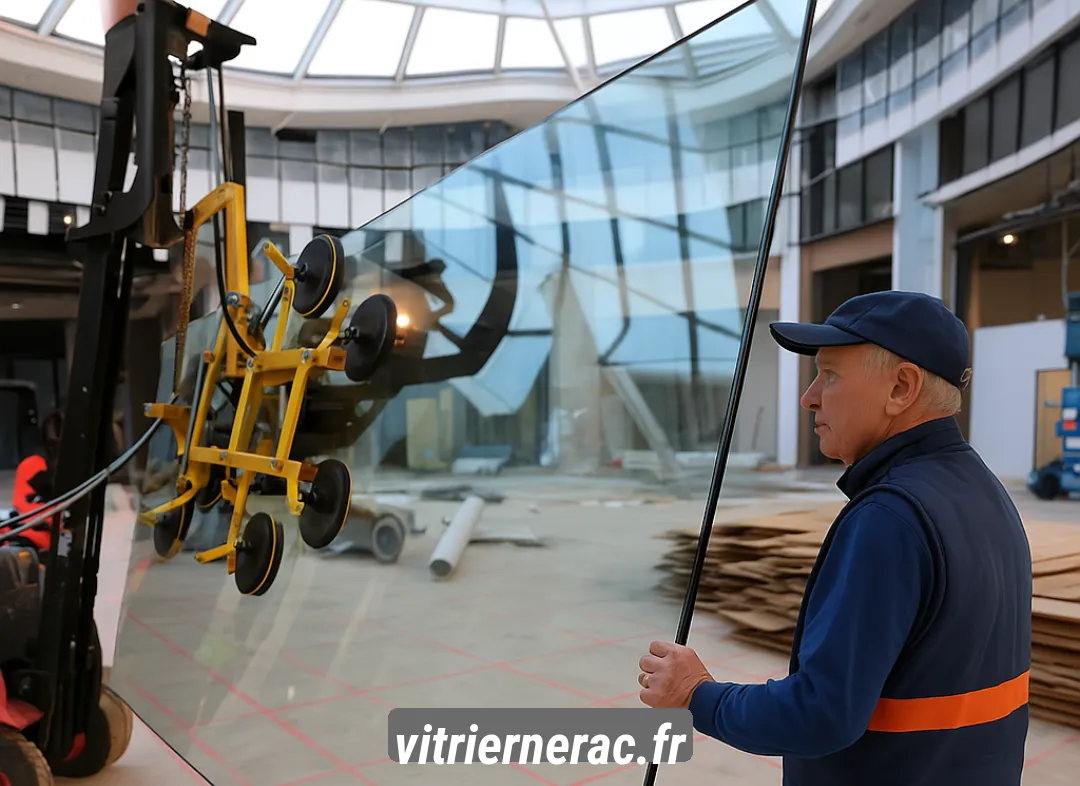 Remplacement de vitrine magasin Nérac